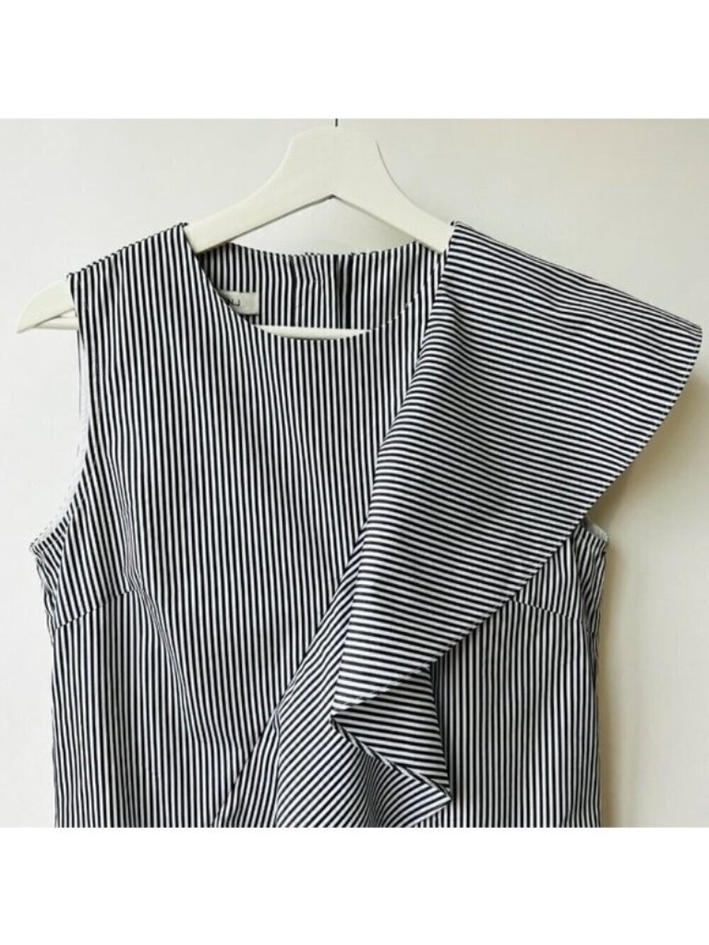 Goen.J Striped Ruffles dress, Size M 07 - Picture 7 of 12